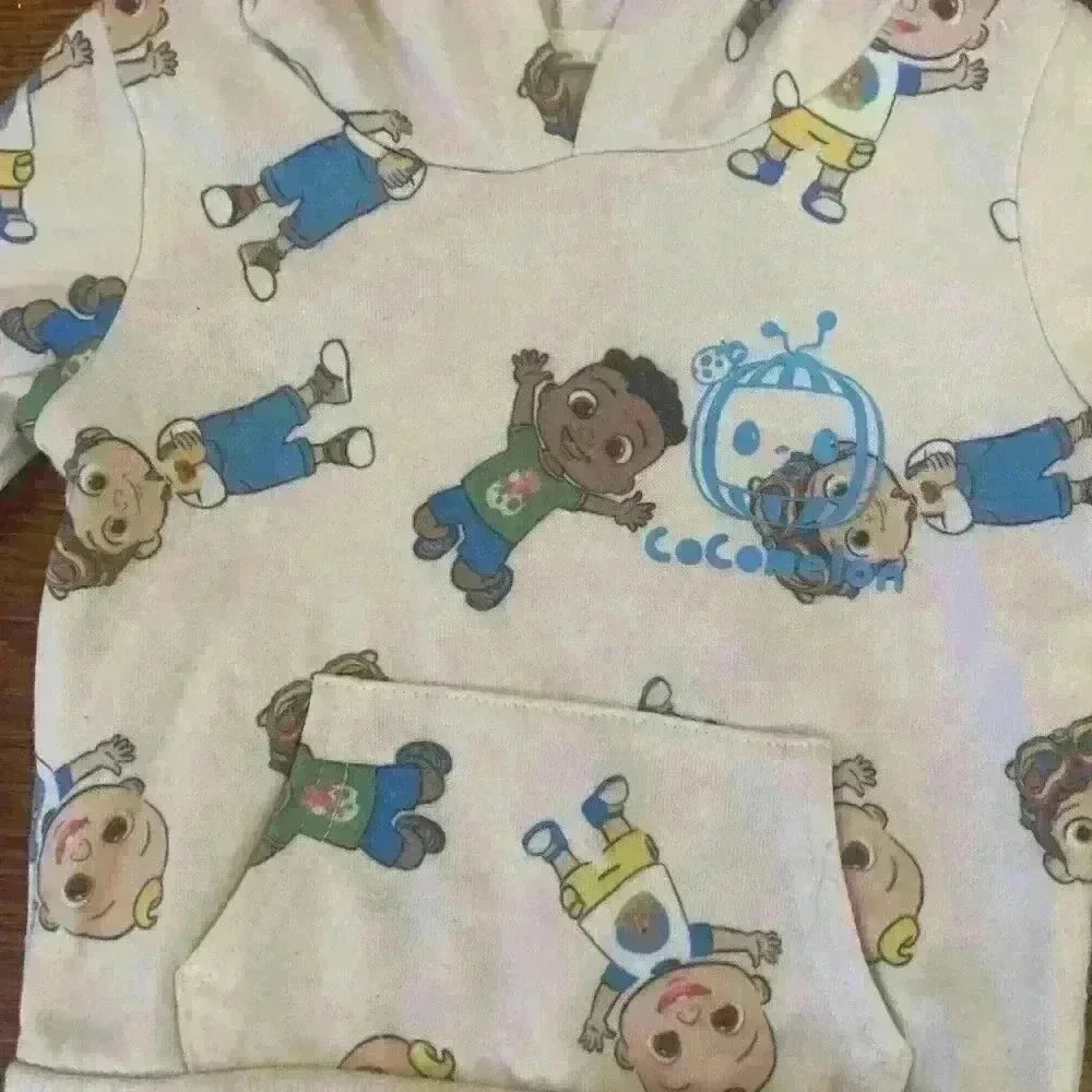 Cocomelon Toddler Boy Fleece Hoodie 12 Months.